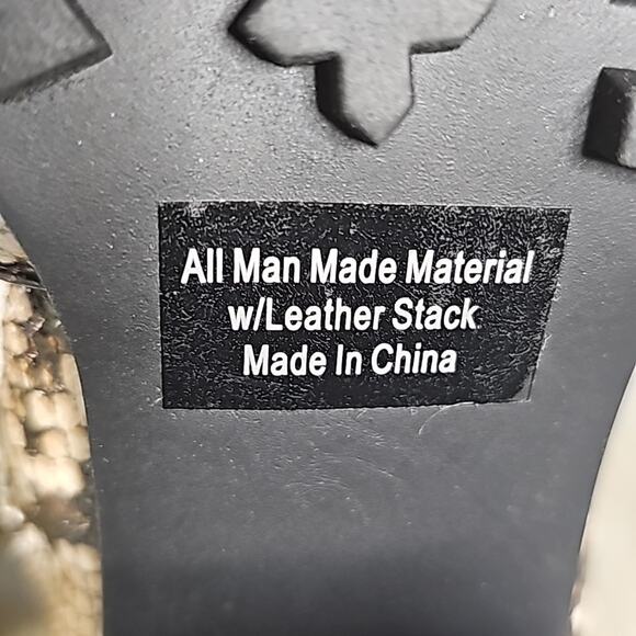 DV Dolce Vita Ayleen Snakeskin Print Mid Calf Combat Boots Womens Size 5 NEW - Picture 11 of 16